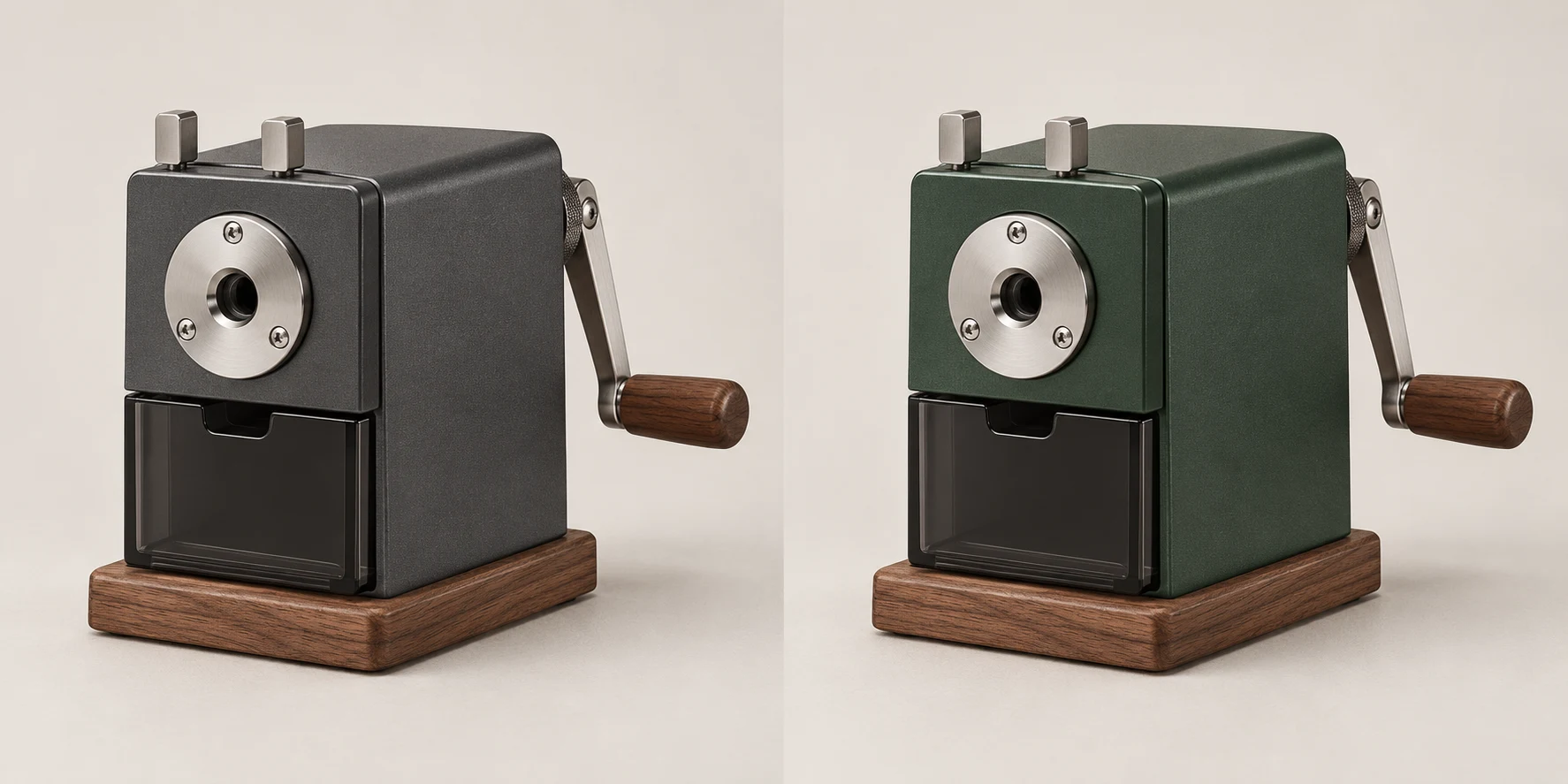 Station Master manual pencil sharpener in Graphite